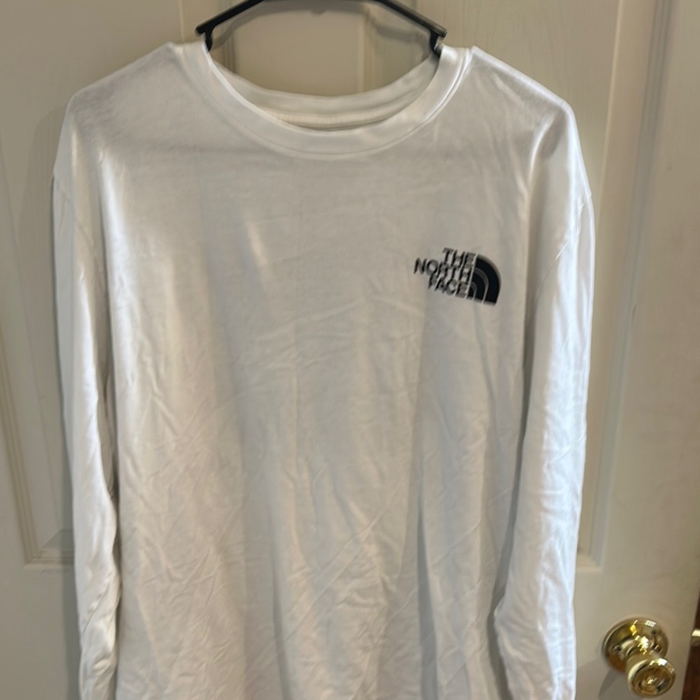 The North Face Classic White Long Sleeve Tee